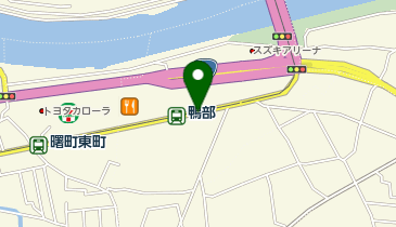 コインランドリーbB鴨部店の地図画像