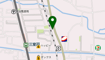 コインランドリーあらいぐま三室戸店の地図画像