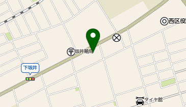 大型コインランドリー坂井輪店の地図画像