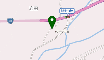 コインランドリーPURE稲葉根王寺店の地図画像