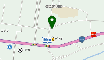 コインランドリーアクアランドの地図画像