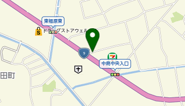 コインランドリー米子中島店の地図画像
