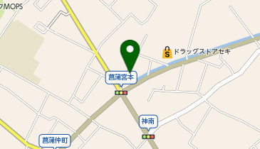 サンブルー菖蒲町店の地図画像