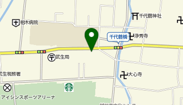 コインランドリーザブーン武生中央店の地図画像