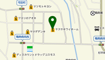 コインランドリーザブーン輪島店の地図画像