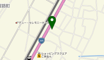 ザブーン小松符津店の地図画像