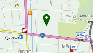 コインランドリーザブーン鯖江店の地図画像