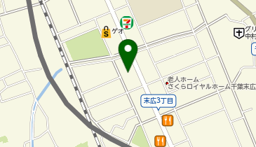 ピエロ末広店の地図画像