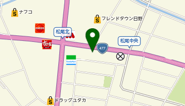 コインランドリーNaturaの地図画像