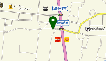 コインランドリー岩村田店の地図画像
