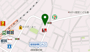 ふかふか都賀店の地図画像