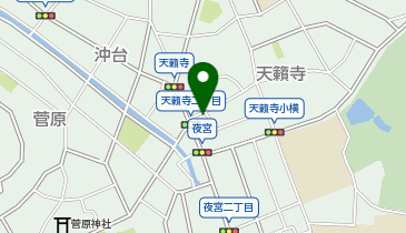 コインランドリーデポ戸畑天籟寺店の地図画像