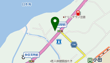 コインランドリー多伎店の地図画像