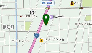 コインランドリーザブーン東鯖江店の地図画像