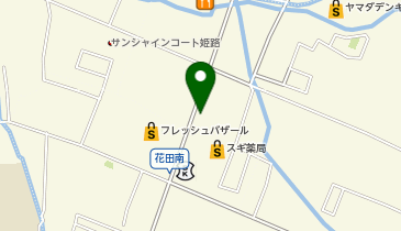 ユニバーサルランドリー花田店の地図画像