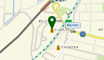 A・ウオッシュプラス東金沢駅前店の地図画像