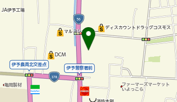 コインランドリーミッキーTSUTAYA伊予店の地図画像