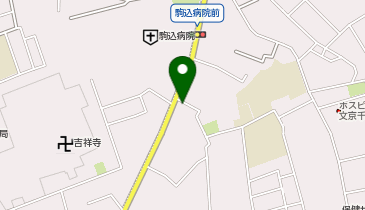 ピエロ千駄木店の地図画像