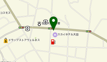 コインランドリー大田中央店の地図画像