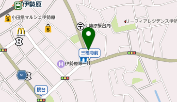 Wash&Dry伊勢原桜台店の地図画像