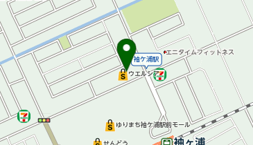 コインランドリー青空袖ケ浦駅北口店の地図画像