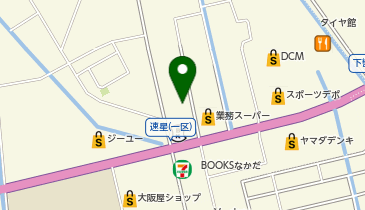 A・ウオッシュ婦中ベース店の地図画像