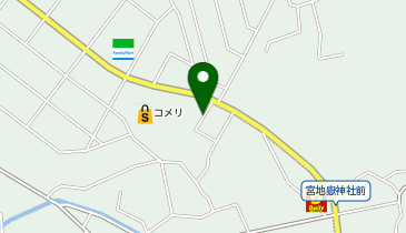 コインランドリーメイプルの地図画像