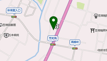 大型コインランドリー笠間店の地図画像