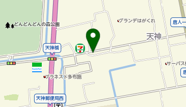ASAHIコインランドリー佐賀天神店の地図画像