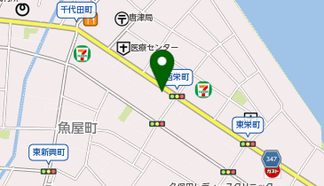 ASAHIコインランドリー栄町店の地図画像