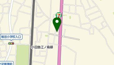 コインランドリー上和田店の地図画像