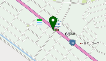 大型コインランドリー光中央店の地図画像