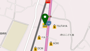 キグナスセルフ秩父SSコインランドリーの地図画像