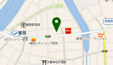 コインランドリー室見店の地図画像