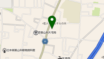 ホワイト急便山科大宅店の地図画像