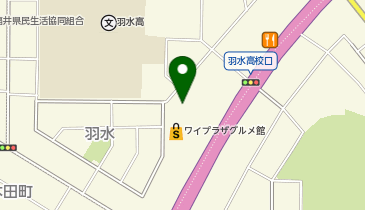 コインランドリーザブーン羽水店の地図画像