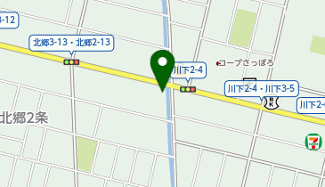 きらめきランドリー北郷店の地図画像