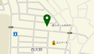コインランドリーさくら西大野店の地図画像