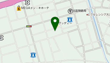 コインランドリー大津朝倉店の地図画像