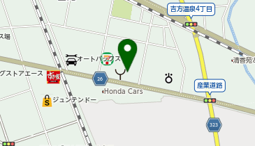 会員制月額定額制ランドリーモコモコ吉方店の地図画像