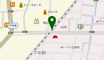 コインランドリーはれまちクラブ下中野店の地図画像