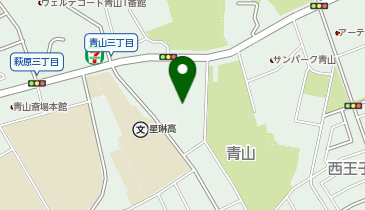 クリーニングステーションあおやまの地図画像