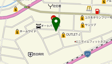 コスモウォッシュの地図画像