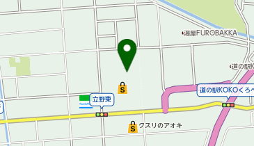 コインランドリーザブーン黒部店の地図画像