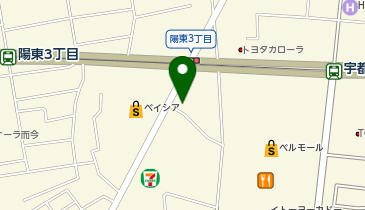 サンドライ陽東店の地図画像