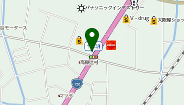 コインランドリー砺波十年明店の地図画像