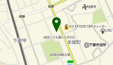 サンブルー下妻本城店の地図画像