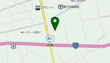 コインランドリー直江店の地図画像