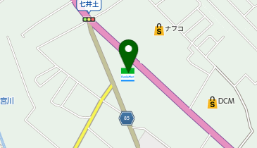 大型コインランドリー七井土店の地図画像