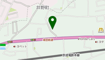 コインランドリーふかふか井野店の地図画像
